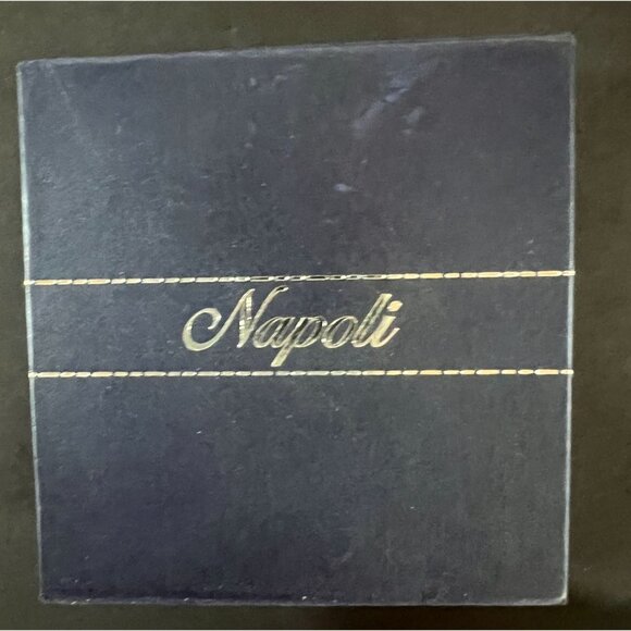 Napoli Womens Rhinestone Bangle Bracelet 2.5" Hinged Statement Holiday glitter - Picture 7 of 11